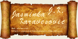 Jasminka Karavesović vizit kartica